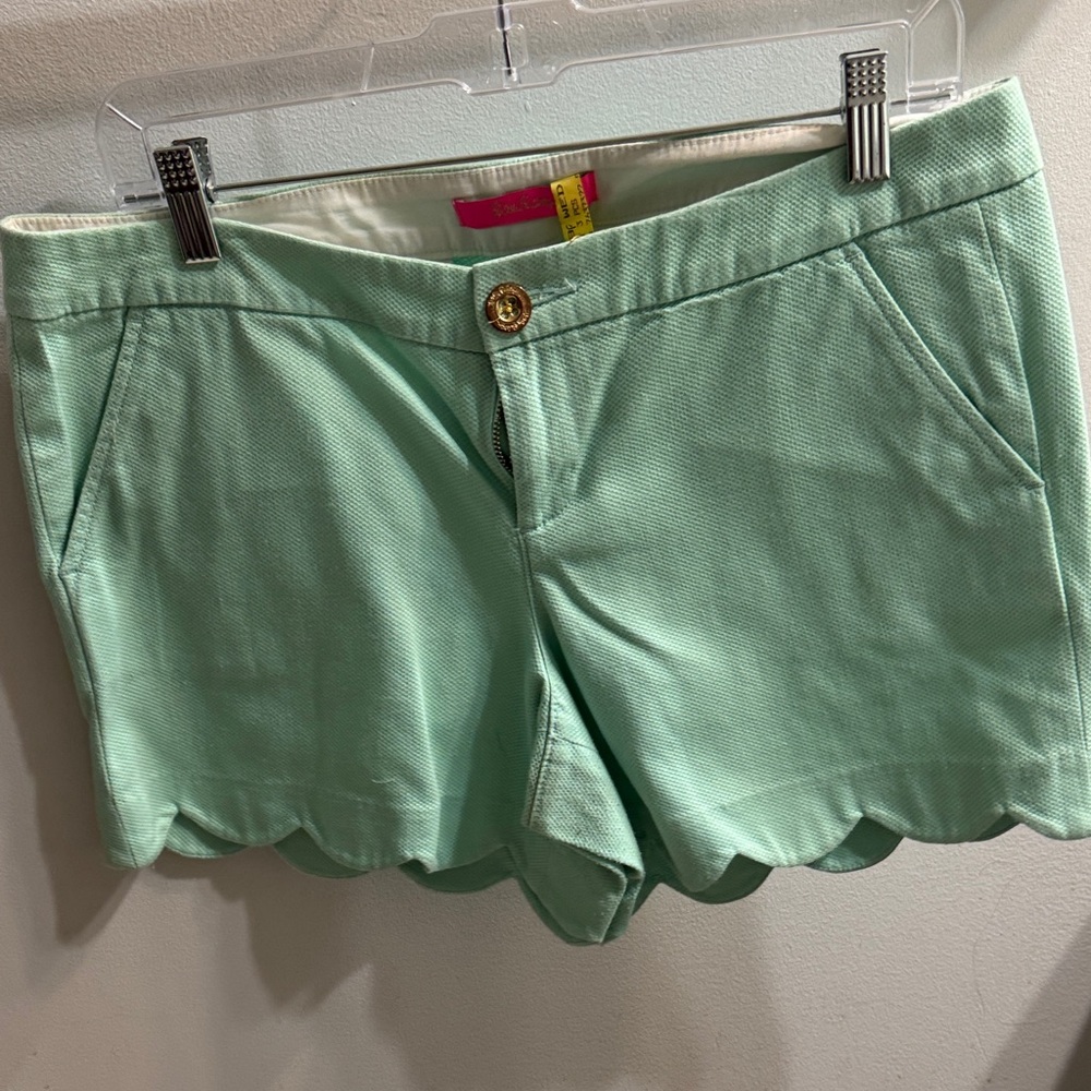 Lilly Pulitzer Mint Green High Waist Shorts